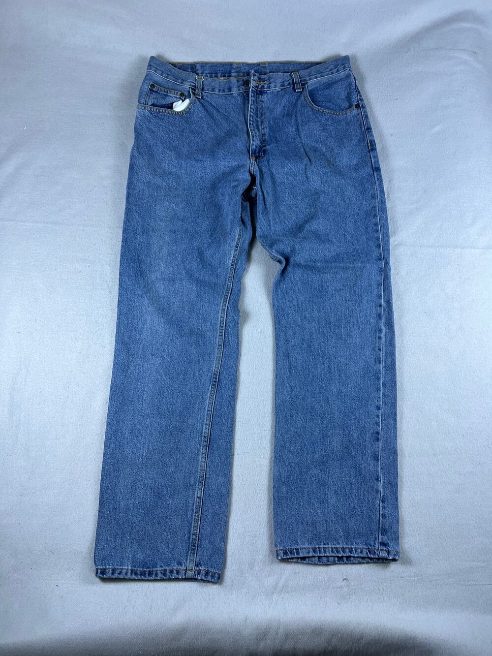 Vintage Arizona Jeans Mens 38x32 Blue Straight Leg Medium Wash Denim Classic Y2K